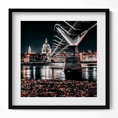 Obraz w drewnianej ramce Katedra Św. Pawła w Londynie