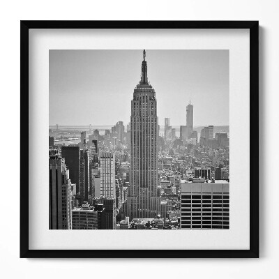 Obraz w drewnianej ramce Widok na wieżowce Nowy Jork