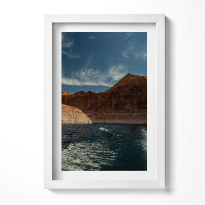 Obraz w ramie Osoba na nartach wodnych