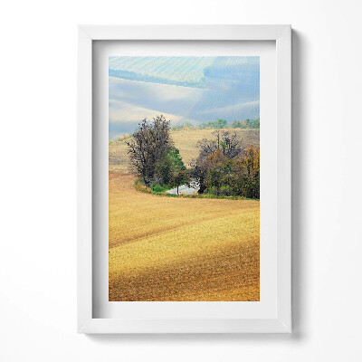 Obraz w ramie Morawy wiejski Krajobraz