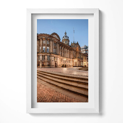 Obraz w ramie Birmingham Town Hall Anglia