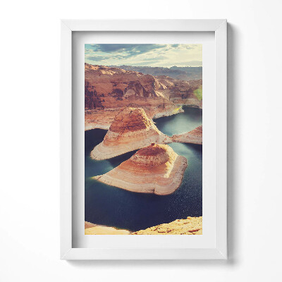Obraz w ramie Jezioro Powel lake USA