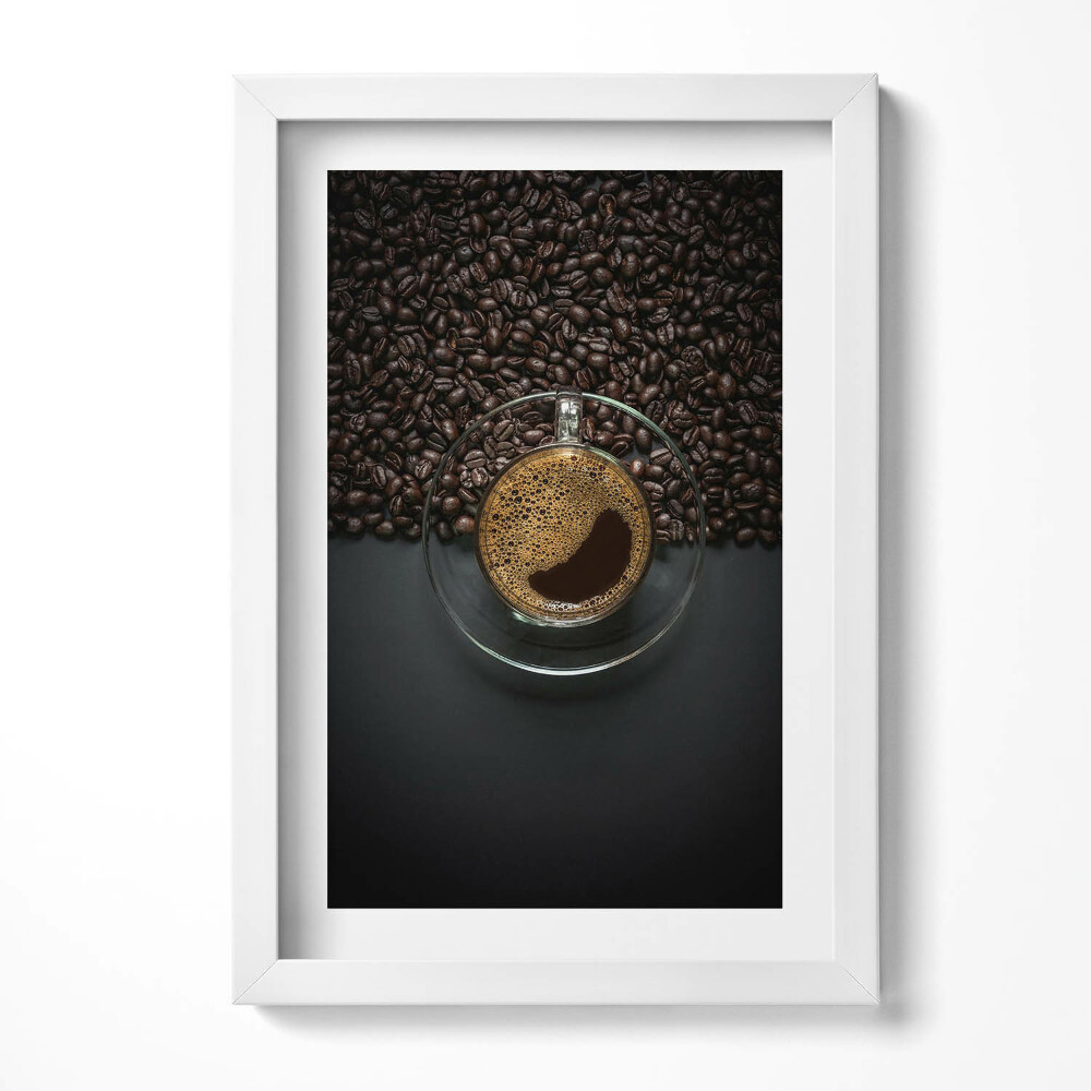 Obraz w ramie Kawa i ziarna