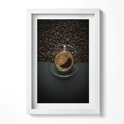 Obraz w ramie Kawa i ziarna
