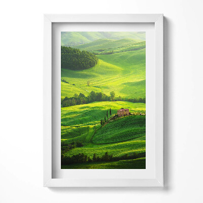 Obraz w ramie Piekny pejzaż natury Włochy