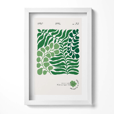 Obraz w ramie Ilustracja roślin i kwiatów