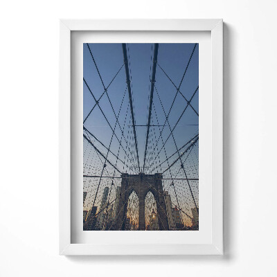 Obraz w ramie Architektura Most Brookliński w Londynie