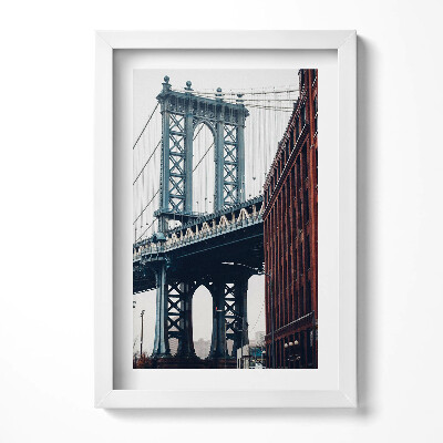 Obraz w ramie Architektura miasta most