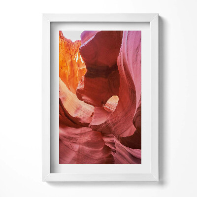 Obraz w ramie Poaszczyste skały