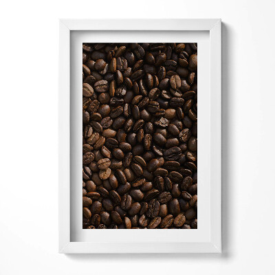 Obraz w ramie Ziarna kawy arabica