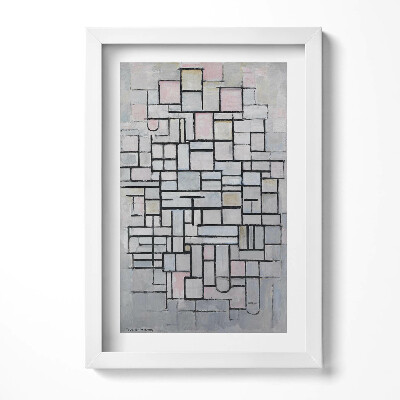 Obraz w ramie Sztuka nowoczesna - szkic geomeryczny