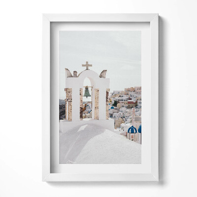 Obraz w ramie Architektura Grecji Santorini
