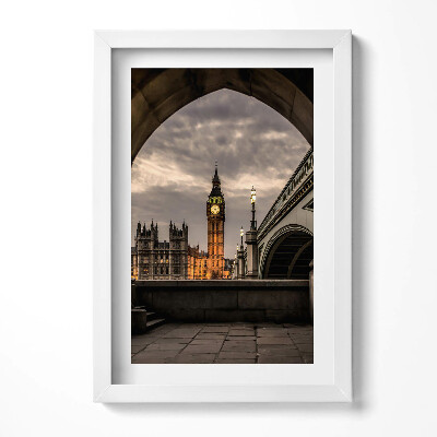 Obraz w ramie Widok na Big Bena w Londynie
