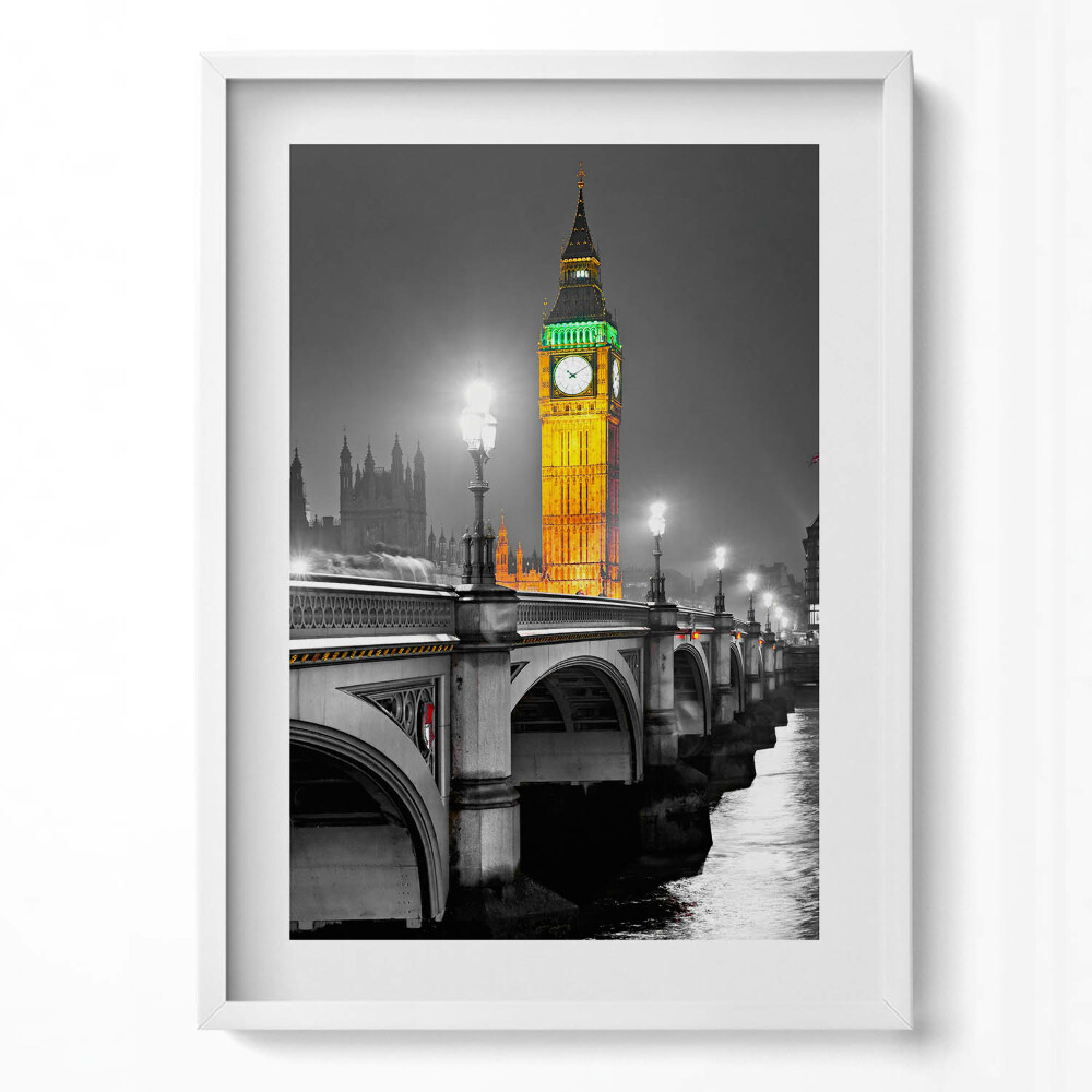 Obraz pionowy Big Ben w Wielkiej Brytanii