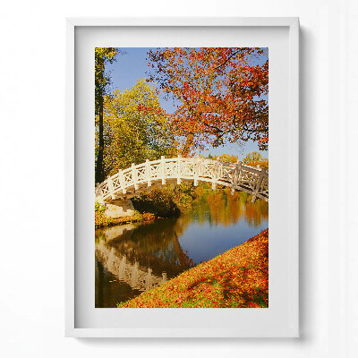 Obraz pionowy Park Woerlitzer złotej jesieni