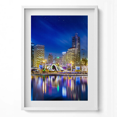 Obraz pionowy Pełne kolorów miasto