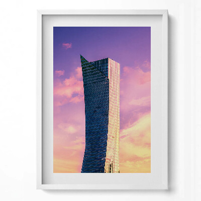 Obraz pionowy Drapacz chmur w Warszawie
