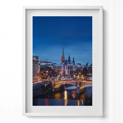 Obraz pionowy Panorama Pilzno Czechy