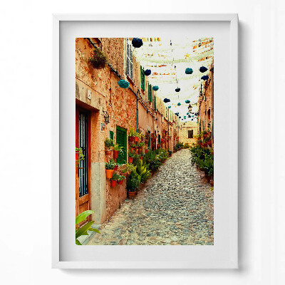 Obraz pionowy Ulica w wiosce Valldemossa