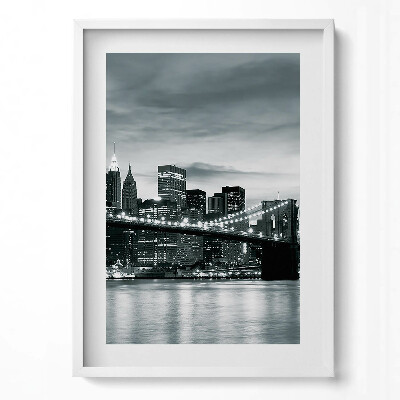 Obraz pionowy Most Brookliński Nowy panorama