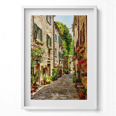 Obraz pionowy Malownicza uliczka miasta