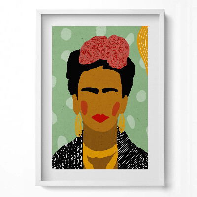 Obraz pionowy Ilustracja portret Fridy