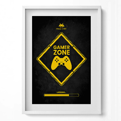 Obraz pionowy Napis do pokoju gracza 