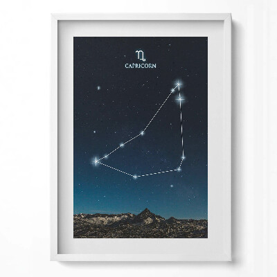 Obraz pionowy Gwiazdozbiór zodiak koziorożec