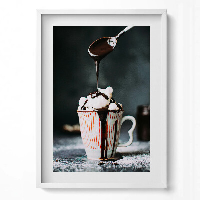 Obraz pionowy Gorąca czekolada - motyw do kuchni