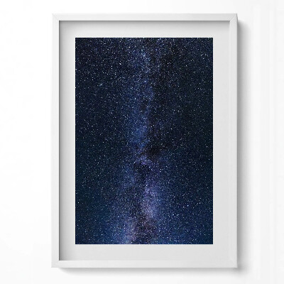 Obraz pionowy Zdjęcie kosmosu i gwiazd