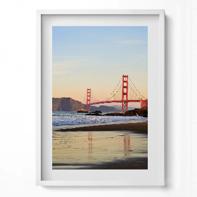 Obraz pionowy Most Golden Gate Bridge pejaż