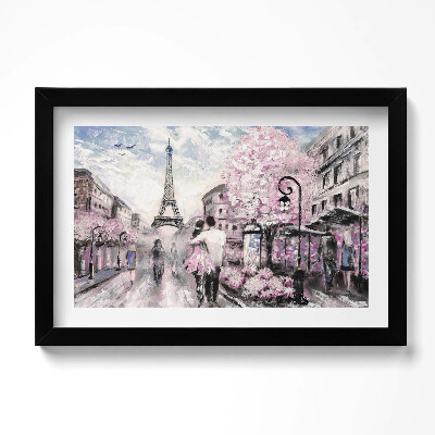 Obraz w ramie Paryż i Wieża Eiffla