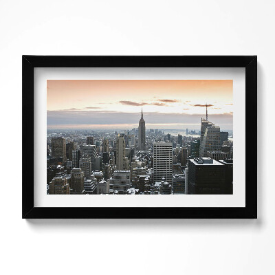Obraz w ramie Panorama architektury Nowego Yorku