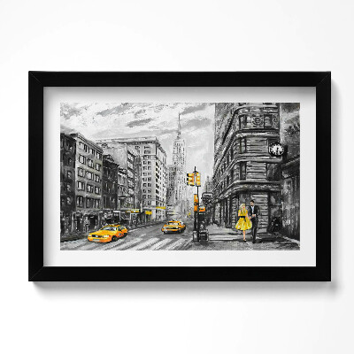 Obraz w ramie Ulice Empire State Building