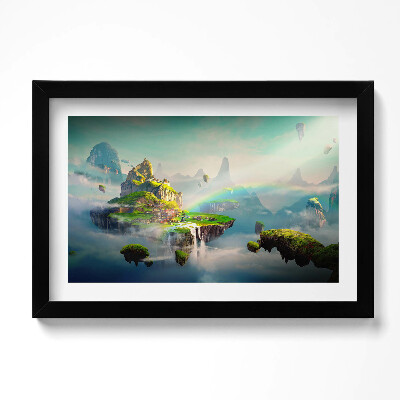 Obraz w ramie Sceny fantasy w stylu chińskim