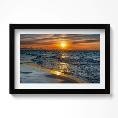 Obraz w ramie Władysławowo Morze Bałtyckie