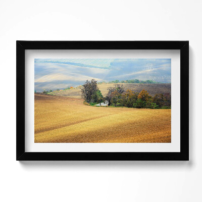 Obraz w ramie Morawy wiejski Krajobraz