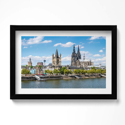 Obraz w ramie Panorama w Kolonii