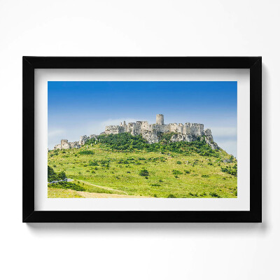 Obraz w ramie Zamek Spiski na Słowacji