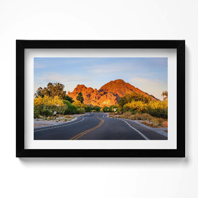 Obraz w ramie Widok na górę Camelback