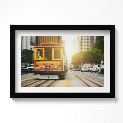 Obraz w ramie Tramwaj w San Francisco