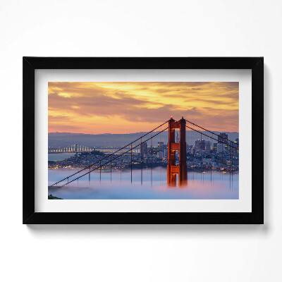 Obraz w ramie Most w San Francisco