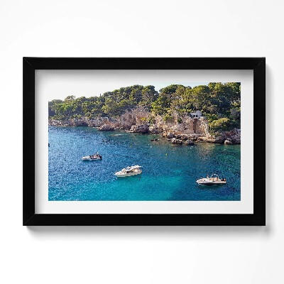 Obraz w ramie Krajobraz w Cap dAntibes