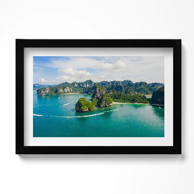Obraz w ramie Wyspa w Tajlandii
