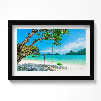 Obraz w ramie Słoneczna Wyspa w Tajlandii