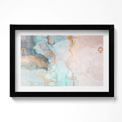 Obraz w ramie Abstrakcja marmur