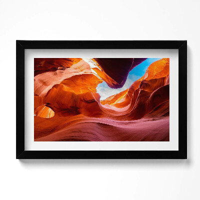 Obraz w ramie Pejzaż skały kanionu