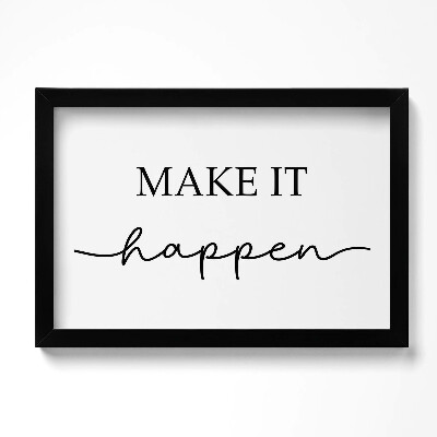 Obraz w ramie Motywacyjny napis 