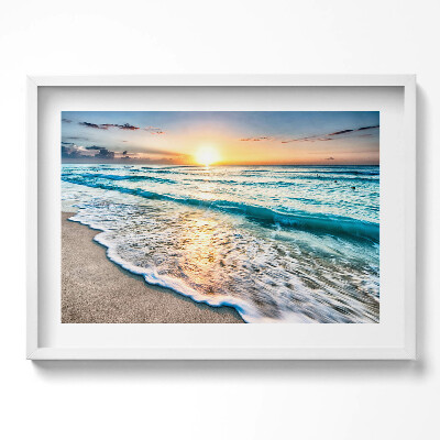 Obraz w ramie Plaża morze piasek