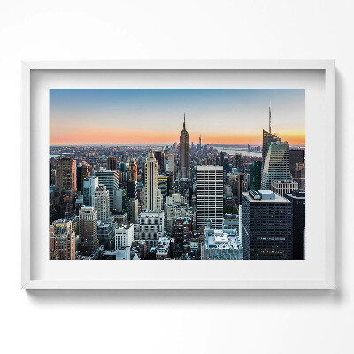 Obraz w ramie Widok na architekturę Nowego Yorku